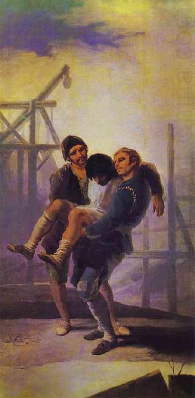 The Injured Mason, Francisco Jose de Goya